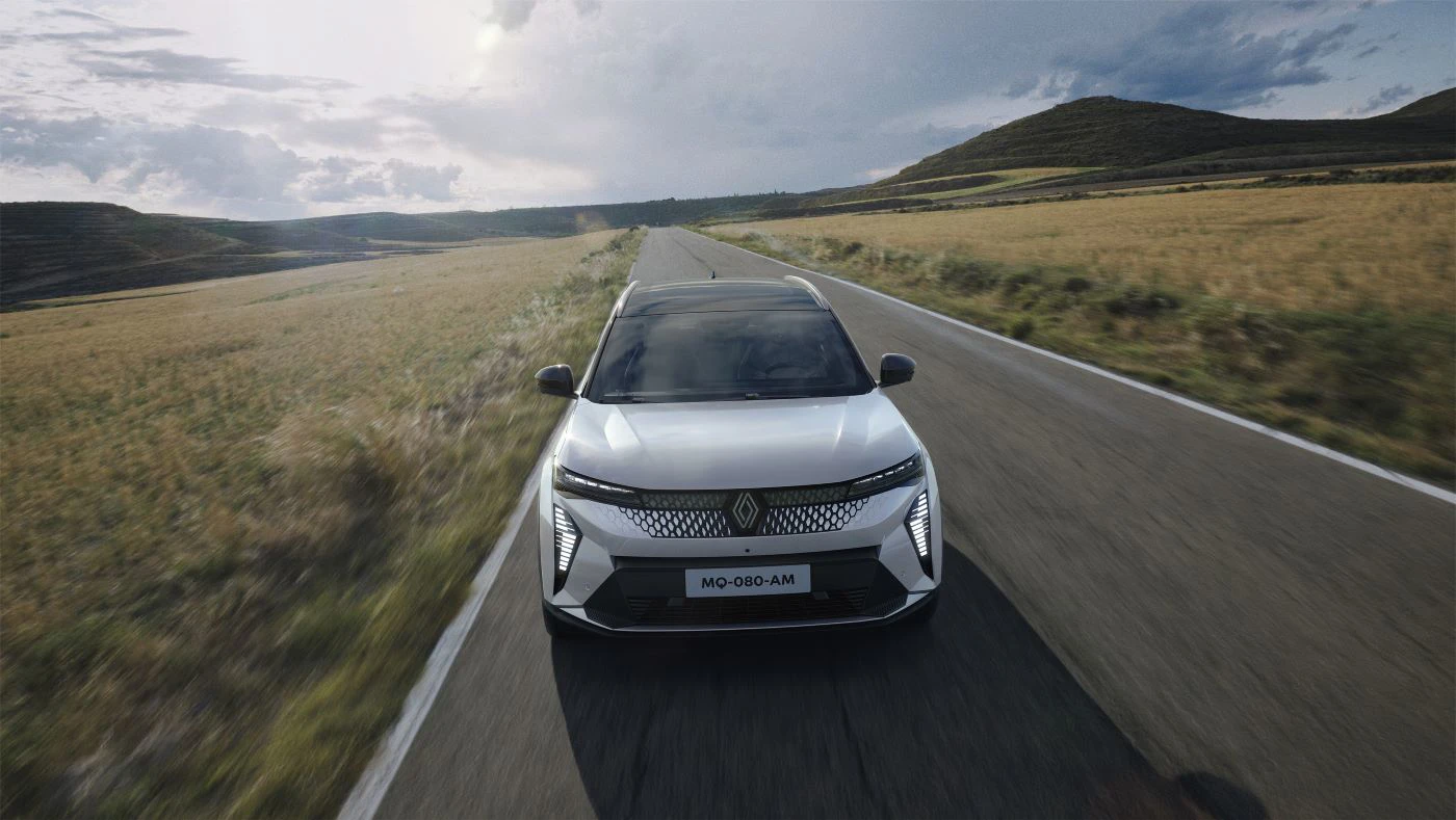 Renault Scenic Electric 2024 Forfra Koerende