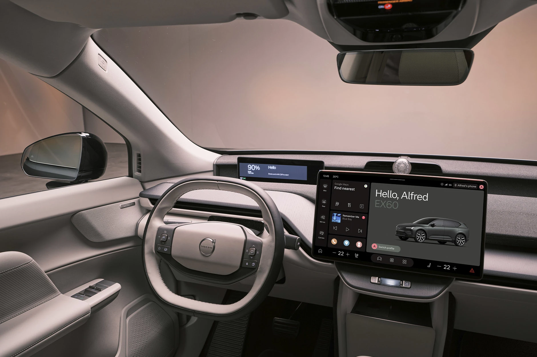 Volvo EX60 Touchskærm