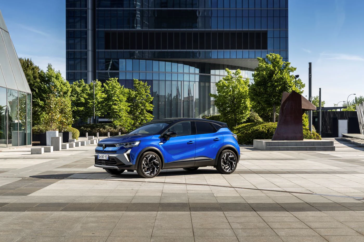 Renault Captur 2024 Esprit Alpine Iron Blue Forende Venstre