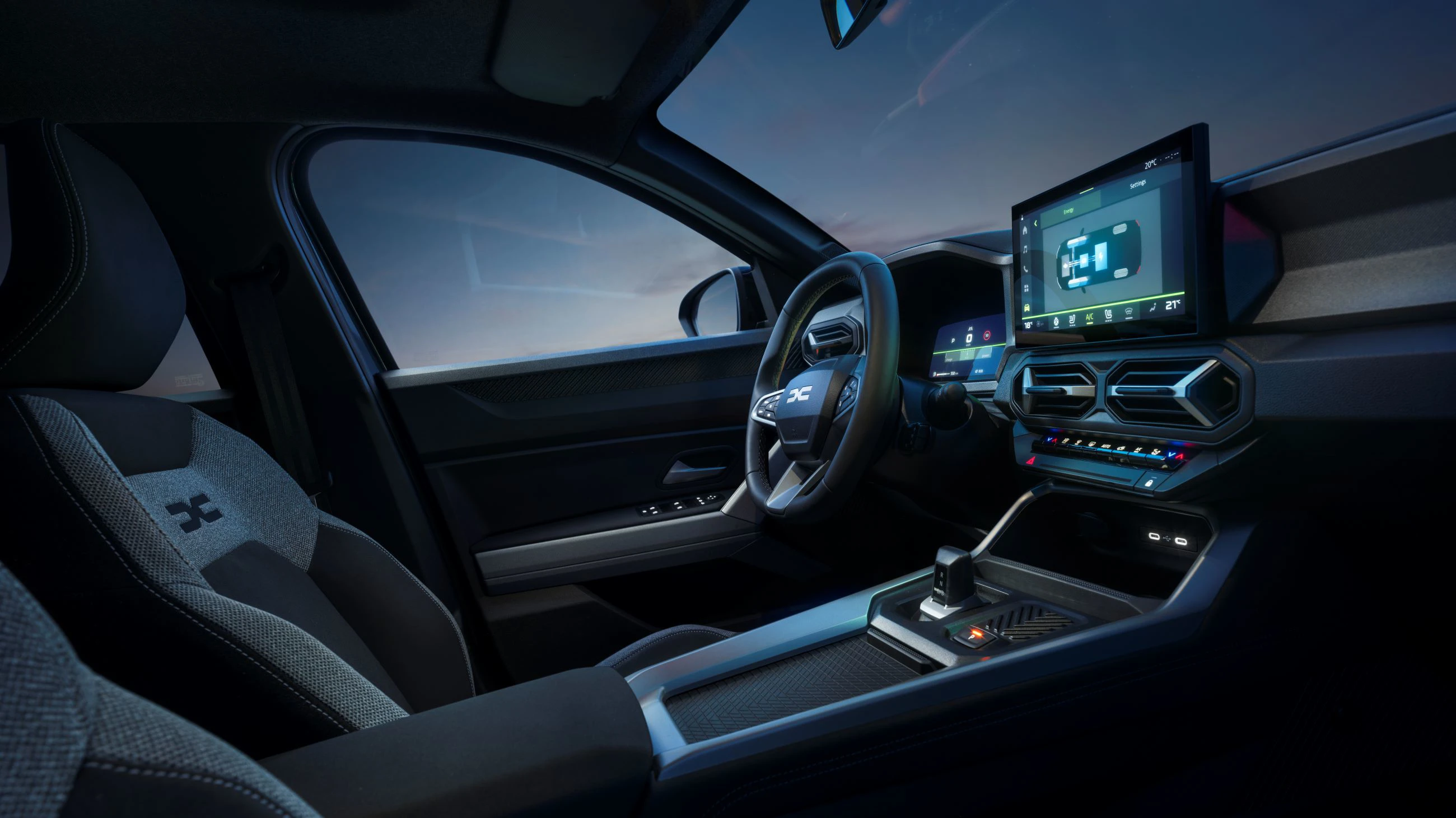 Dacia Bigster 2024 Midterkonsol