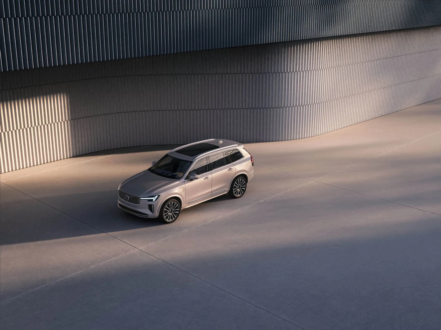 Volvo XC90 2024 Skraat Oppefra