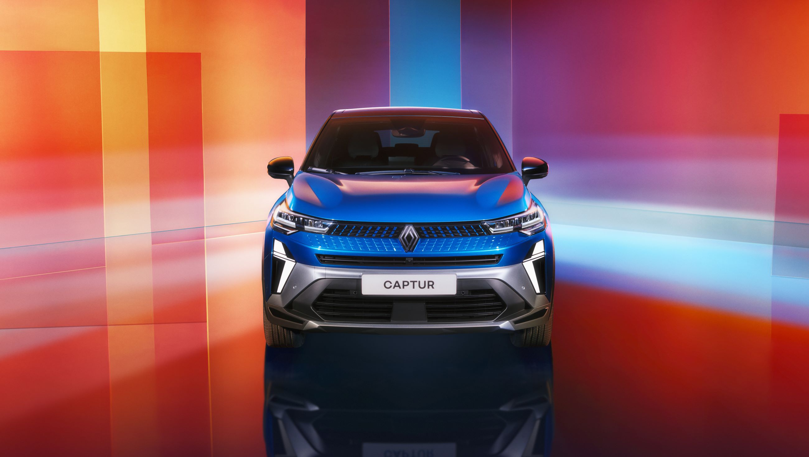 Renault Captur 2024 Esprit Alpine Iron Blue Studio Front