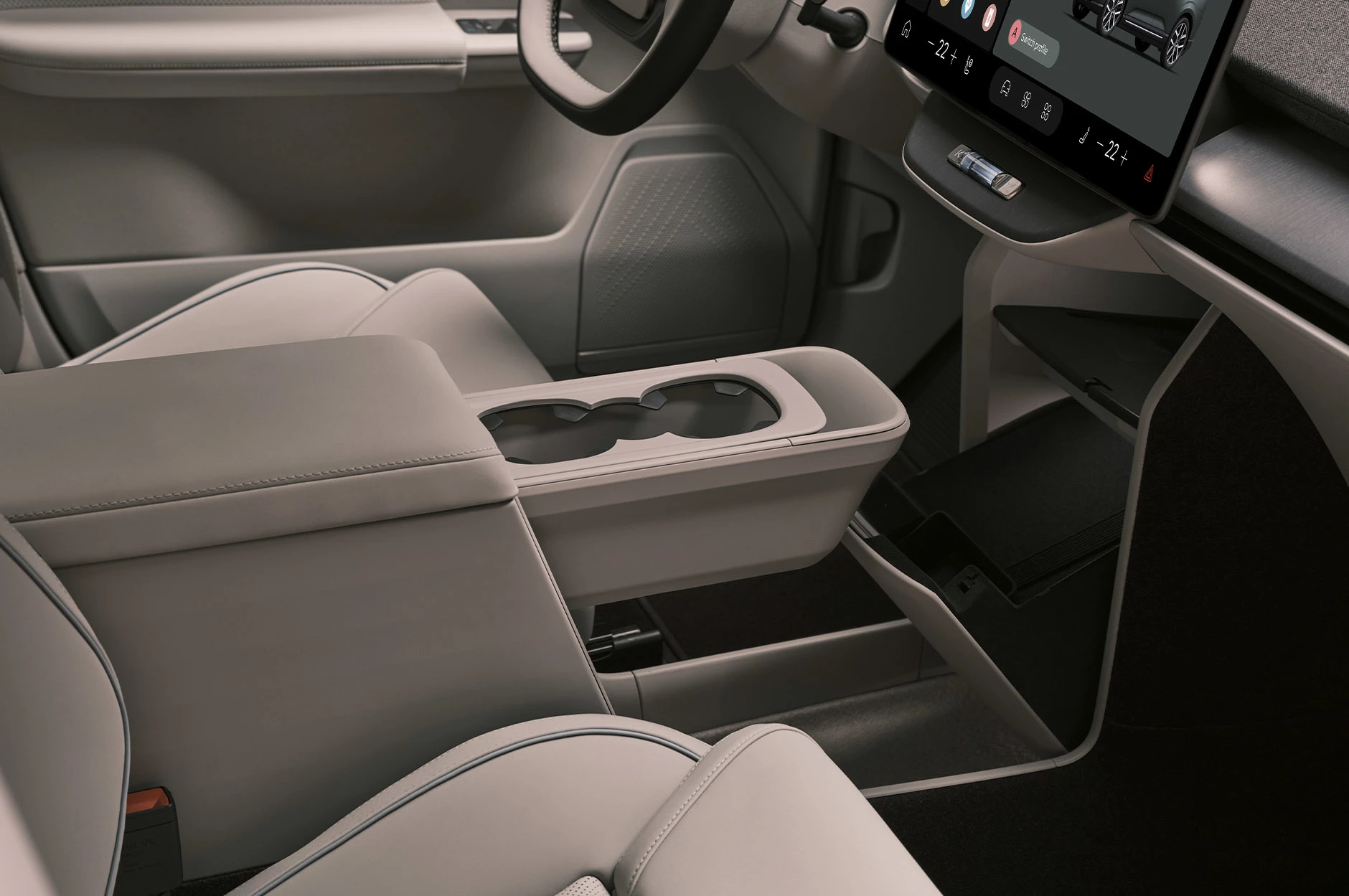 Volvo EX60 Midterkonsol