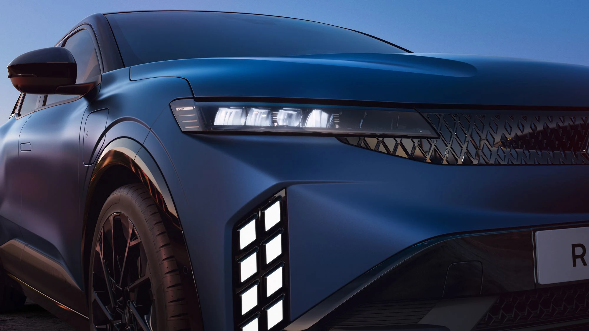 Renault Megane Electric 2026 Facelift Forlygter