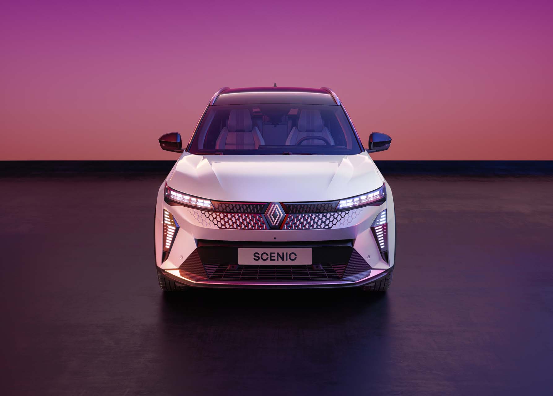 Renault Scenic Iconic 2024 Studie Forfra