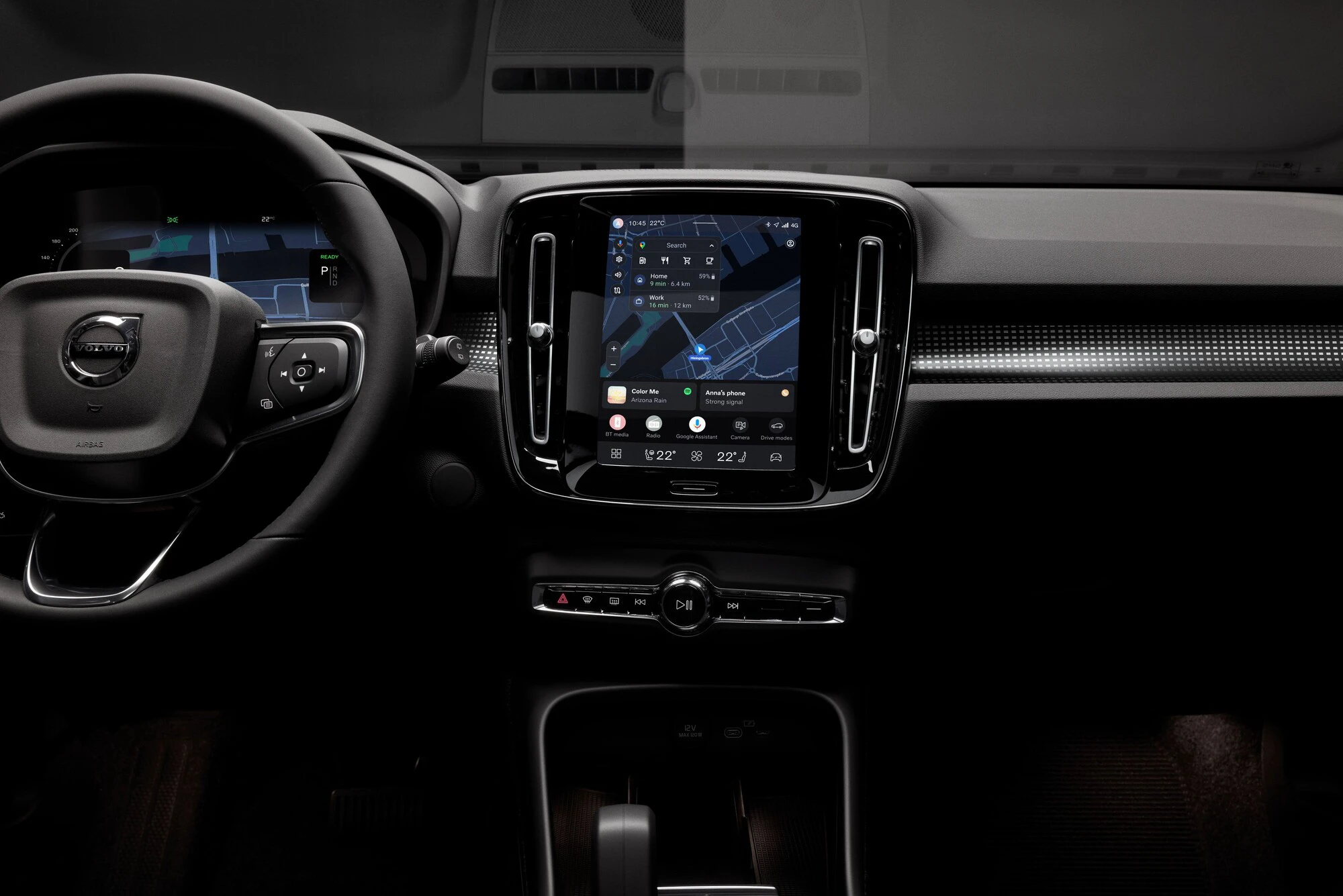 Volvo EX40 2025 Dark Skærm